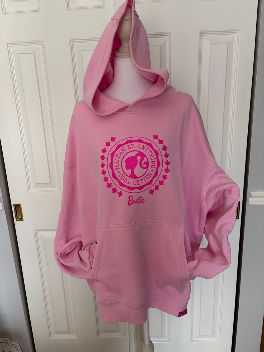 Barbie/Tim Horton’s Limited Edition Pink Graphic Hoodie Sweatshirt